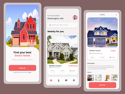 Real Estate App agency apartment architect architect app business app house landloard minimal mobile app mobile design property property app real estate real estate agency real estate app real estate ui ui design ui ux ui ux design ux design