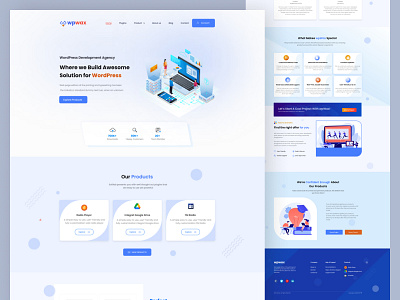 Agency Landing page Design agency business agency business design business site company company design company landing page company web design digital agency homepage landing page minimal product design typography ui design ui ux design ux design web design website design