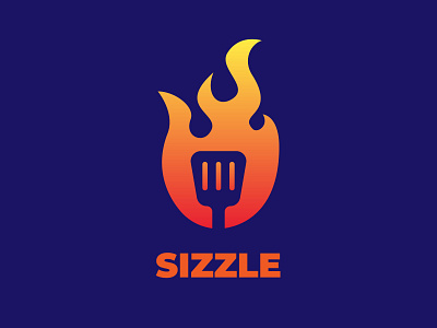 Day 10: Flame Logo branding design flame graphic design grill logo restaurant vector
