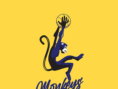 Basketball logo design+monkey basketball basketball logo designmonkey logo monkey