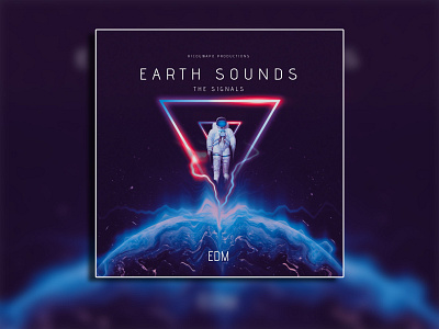 EARTH SOUNDS ALBUM COVER ARTWORK TEMPLATE