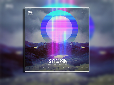 STIGMA ALBUM COVER ARTWORK TEMPLATE edm