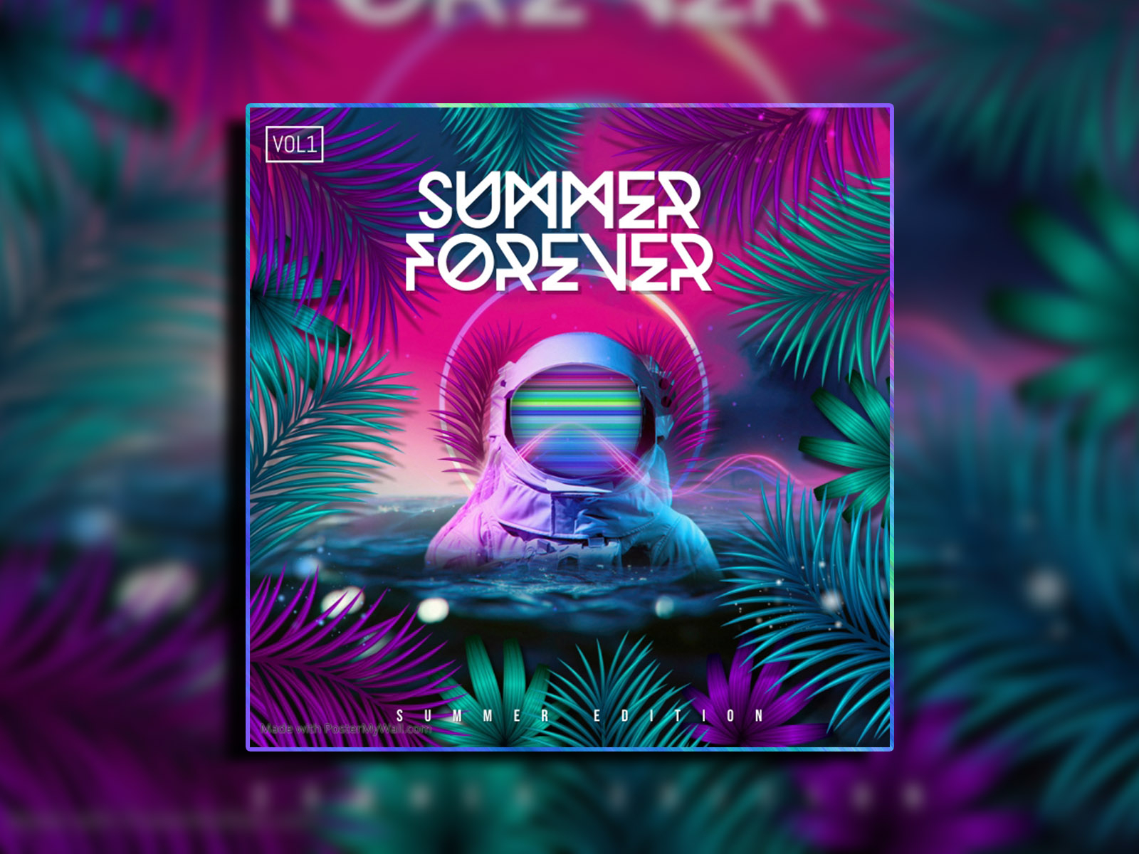 SUMMER FOREVER ALBUM COVER TEMPLATE by RICOGWAPO on Dribbble