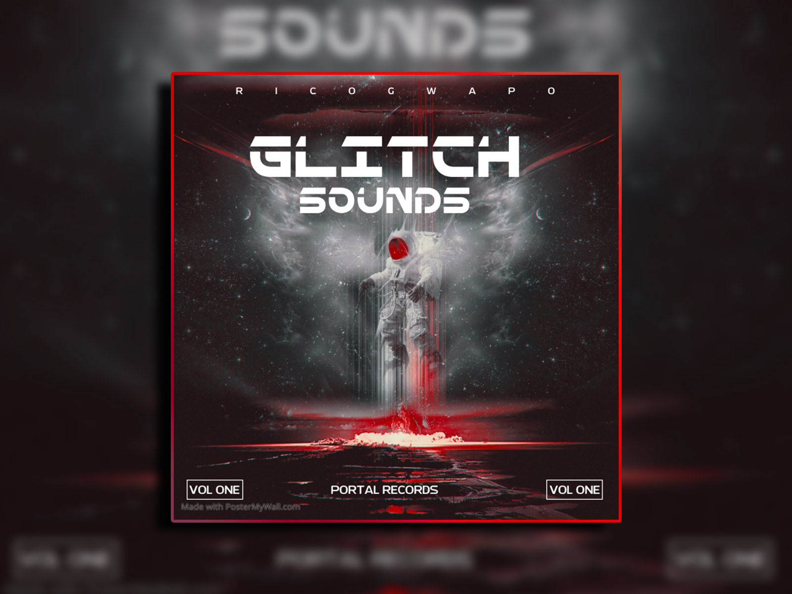 GLITCH SOUNDS ALBUM COVER ARTWORK TEMPLATE by RICOGWAPO on Dribbble