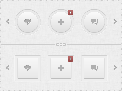 Buttons admin buttons clean control css3 interface rounded ui