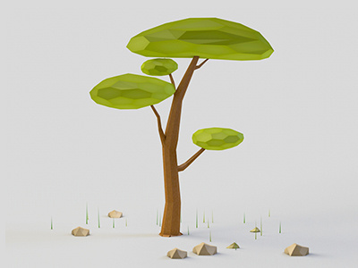 A tree c4d