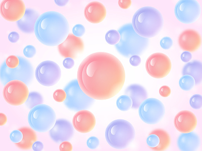 Bubbles illustration adobe illustrator art bubbles bubbles illustration design gradient graphic design graphic designer illustration radial gradient