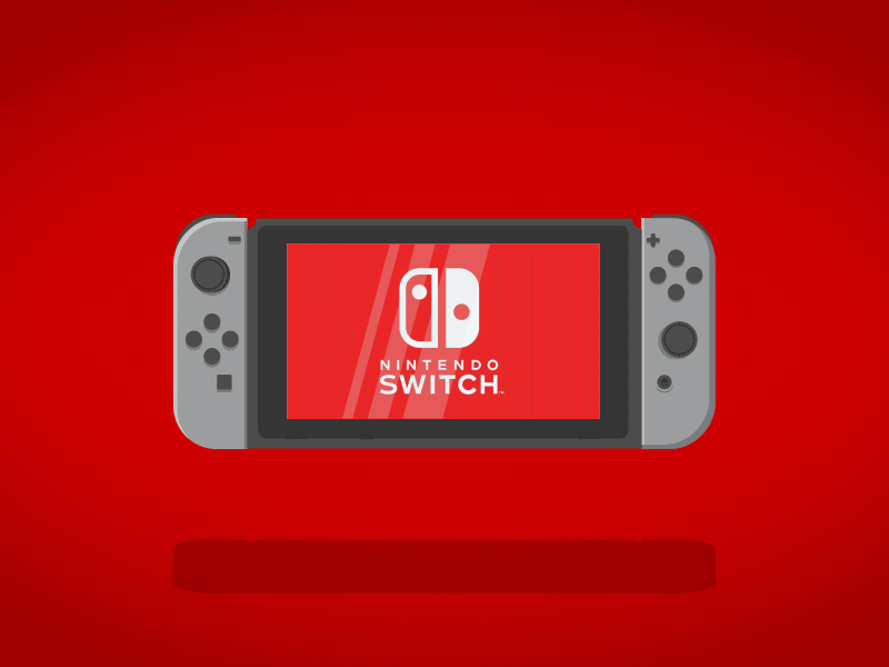 Nintendo Switch animation beer daan de design gif loop motion nintendo switch wild zelda