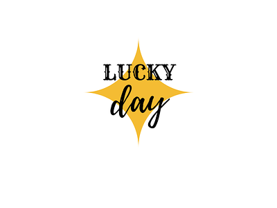 "lucky day" amazing amazing logo app design graphic graphic design great illustration logo nice design super logo