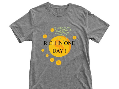 Rich in one day ! triblend unisex tee
