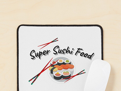 Super sushi food for Mouse Pad apparel bento clothing fashion t shirt