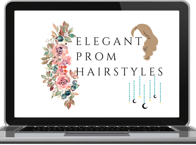 What is the best hairstyle for prom? background design digital product elegant fashion graphic design hairstyle logo nice prom wallpaper women