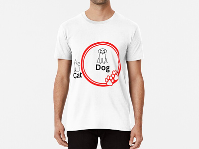 Cat and dog mom Premium T-Shirt | NOW