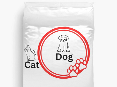 cat and dog mom Duvet Cover | NOW dribble duvet cover