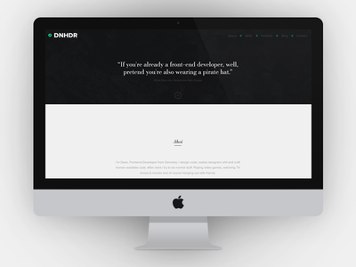 First preview of my new site