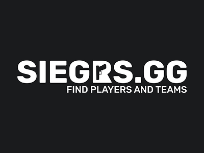 New brand id for Siegrs.gg logo logodesign logotype simple