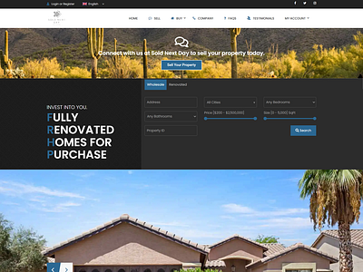 A Project for Real Estate Website elementor web design website wordpress wordpress customization wordpress theme wordpress web design