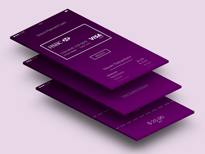 Banking App app bank card payment wip