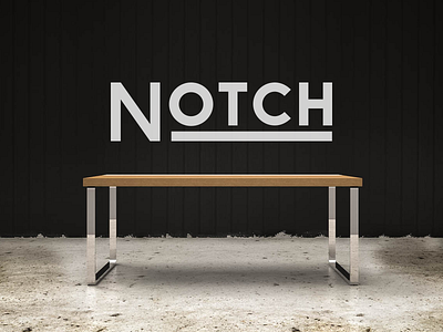 Notch 3d design desk keyshot notch render university