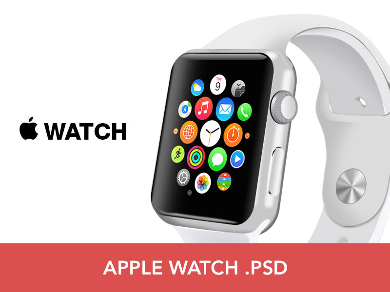 Free Apple Watch PSD frame vector i angle free psd watch apple