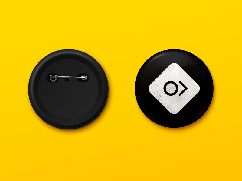 Pin Button Mockup by Sean Geraghty on Dribbble
