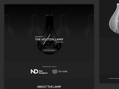 Website Preview design furniture lamp light preview product website