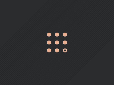 Logo Mark brand branding design dots logo mark minimal project secret