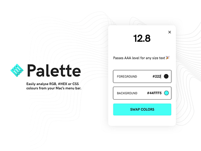 Palette - Colour Contrast Analyser