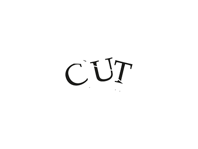 CUT logo design animation branding graphic design logo logodesign ui