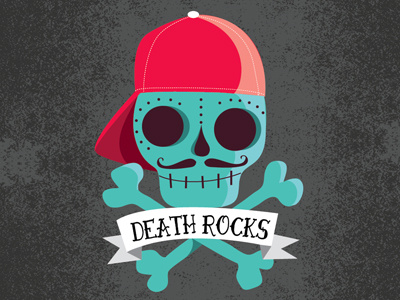 death rocks death rocks mexican skull