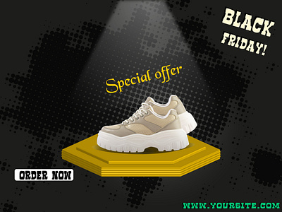 Sneakers poster - design . banner design flyer graphic design poster sneakers