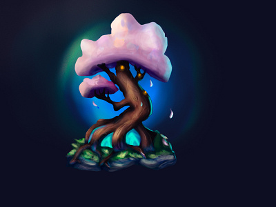 Tree digital art art design digital game illustration tree world