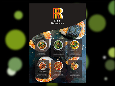 Flyer for restaurant banner branding commercial design flyer graphic design illustration restaurant typography ui vector