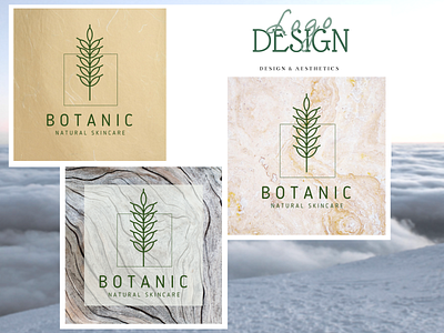 Logo Design banner branding cosmetics design graphic design hire logo organic typography ui ux