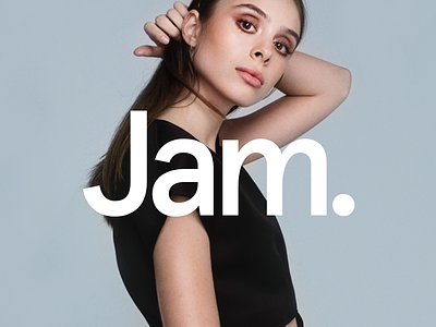 Jam. branding design identity logo makeup photography