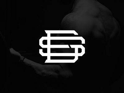 GSPT Monogram branding fitness gym identity logo minimal monochrome monogram photography simple