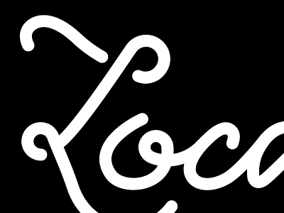 Typography black logo minimal type typography vector white