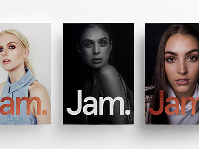 Jam. branding design identity logo makeup mobile photography responsive