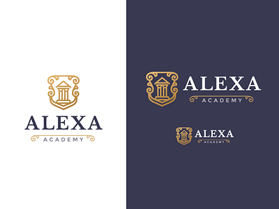 Alexa Academy Mark academy logo mark school symbol