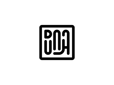 Exploring Personal Logo blackandwhite branding line logo name personal project