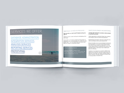 Immersant brochure / leaflet concept