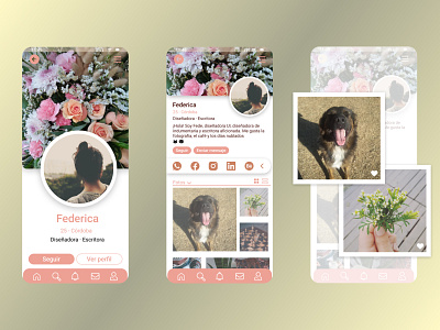 Perfil/Profile app design figma graphic design ui ux