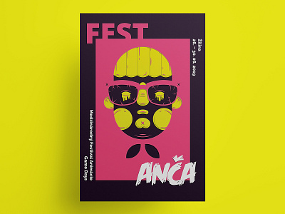 FEST ANCA – POSTER anca cry fest festival grandma identity movie paper papercut poster