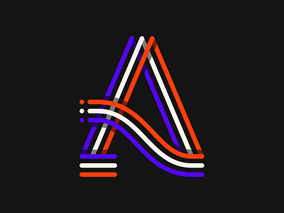 A – 36 Days of Type 36 days of type a alphabet letter letter a lettering logotype type