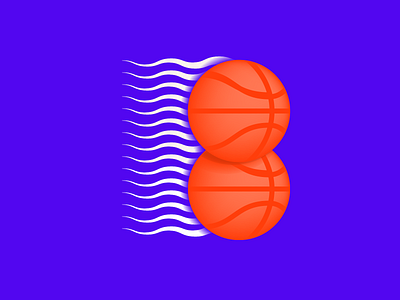 B – 36 Days of Type 36 days of type alphabet b basketball letter letter b lettering logotype type