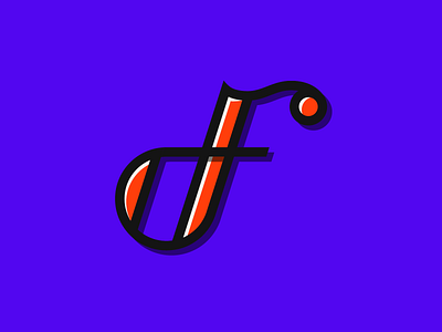 F – 36 Days of Type 36 days of type f letter f lettering logo logotype type typography