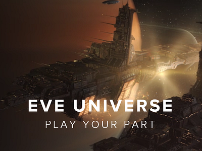 EVE Universe Website dust 514 eve online eve valkyrie gunjack nebulae one page spaceship video web design website