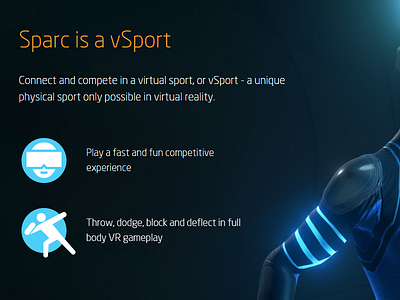 Sparc Website gaming vr vsport