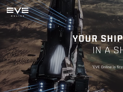 Eve Online Website gaming spaceships