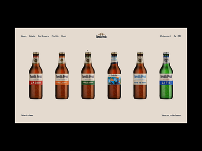 Daily UI #45 // Info Card beer card design clean ui concept concept design daily ui design info light ui minimal product design prototype ui web ui website website concept website design